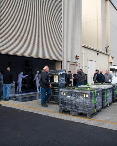 PUNCH Satellites Arrival at Astrotech, VSFB