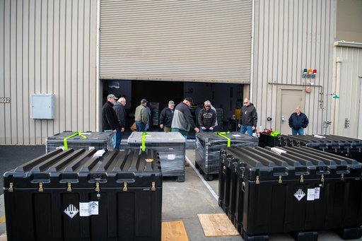 PUNCH Satellites Arrival at Astrotech, VSFB