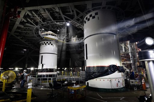 Artemis II Booster Stack #10 Post Lift