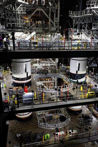 Artemis II Booster Stack #10 Post Lift