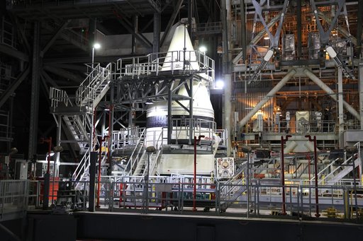 Artemis II Stacking Nose Cone LH mate
