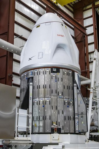 SpaceX Crew-10 Dragon Arrival at LC 39A