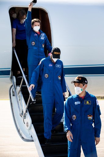 NASA's SpaceX Crew-10 Arrival at Kennedy Space Center