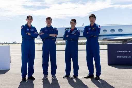 NASA's SpaceX Crew-10 Arrival at Kennedy Space Center