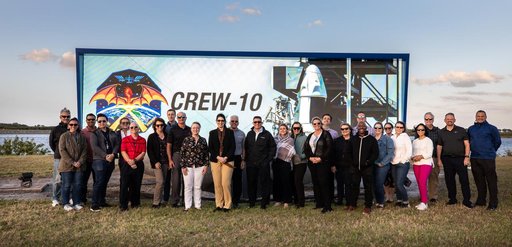 CCP Crew-10 Flag Raising