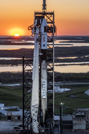 CCP SpaceX Crew-10 Sunset Pad Shot
