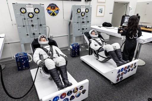 SpaceX CCP Crew-10 Astronaut Suit
