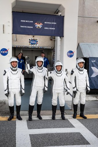 CCP SpaceX Crew-10 Astronaut Walk Out