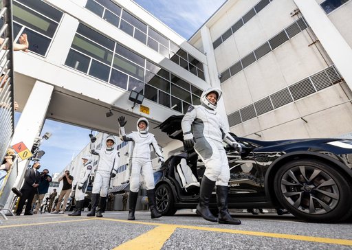 CCP SpaceX Crew-10 Astronaut Walk Out