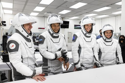 SpaceX Crew-10 Astronaut Suit Up