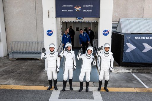CCP SpaceX Crew-10 Astronaut Walk Out