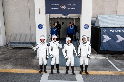 CCP SpaceX Crew-10 Astronaut Walk Out