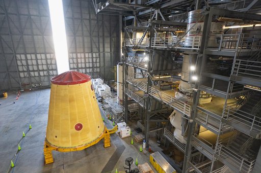 Artemis II LVSA in High Bay