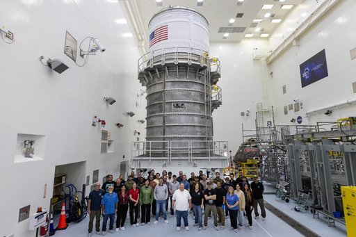 Artemis II ICPS integration Move from MPPF to VAB