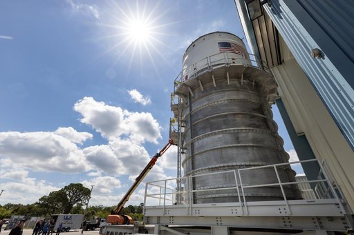 Artemis II ICPS integration Move from MPPF to VAB