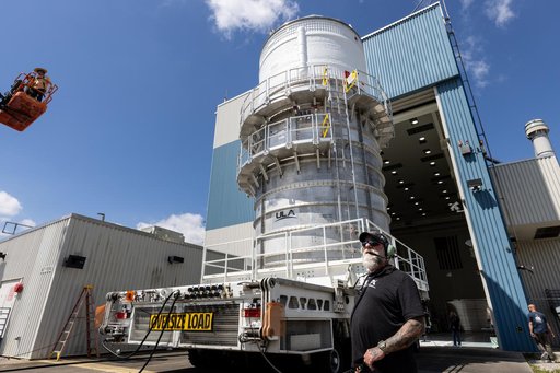 Artemis II ICPS integration Move from MPPF to VAB