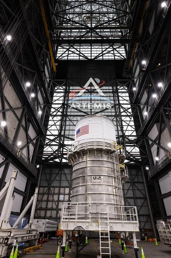 Artemis II ICPS integration Move from MPPF to VAB