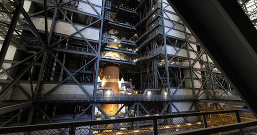 Artemis II Integration in High Bay