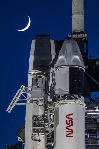 NASA's SpaceX Crew-11 Sunset at LC-39A