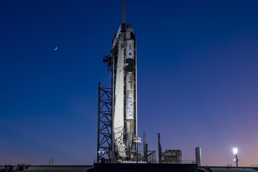 NASA's SpaceX Crew-11 Sunset at LC-39A