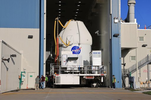 Artemis II Orion move from MPPF to LASF