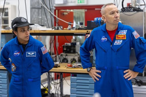 NASA Astronauts Randy Bresnik and Jessica Watkins Tour Swamp Wor