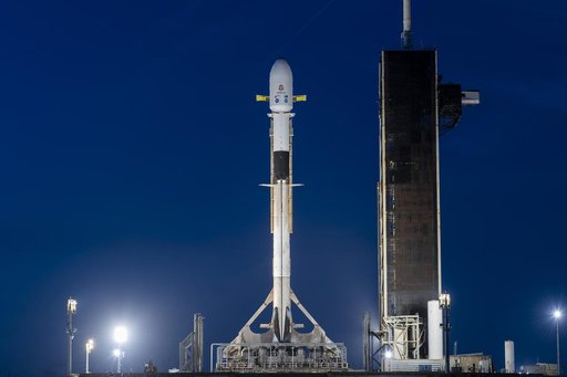 NASA/SpaceX IMAP Vertical at LC 39A (Sunrise)