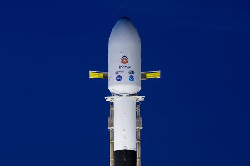 NASA/SpaceX IMAP Vertical at LC 39A (Sunrise)