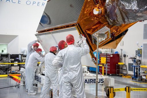 Sentinel-6B Solar Array Cover Installations and Spacecraft Rotat