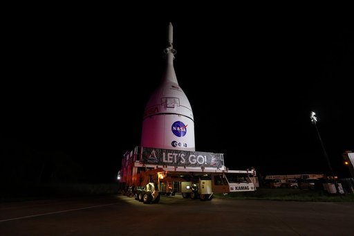 Orion move from LASF to the VAB