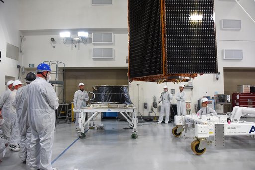 Sentinel-6B Spacecraft Mate to PLA
