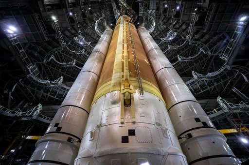 Artemis II Platforms Retracted