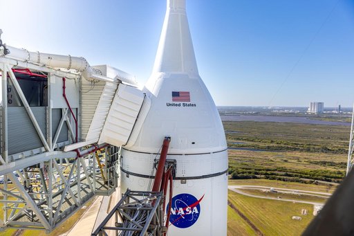 Artemis II On PAD B