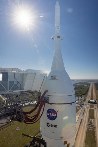 Artemis II On PAD B
