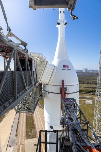 Artemis II On PAD B