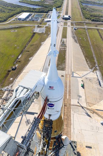 Artemis II On PAD B