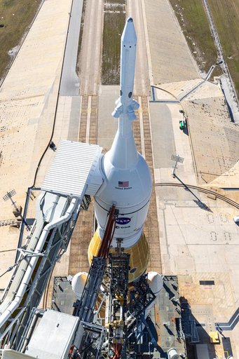 Artemis II On PAD B