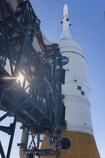 Artemis II On PAD B