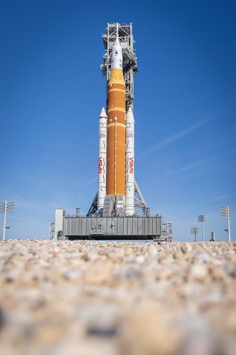 Artemis II On PAD B
