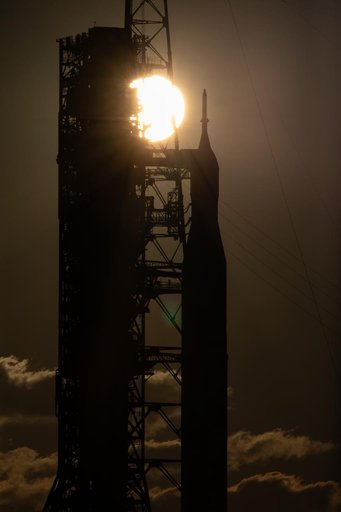 Artemis II at LC 39B