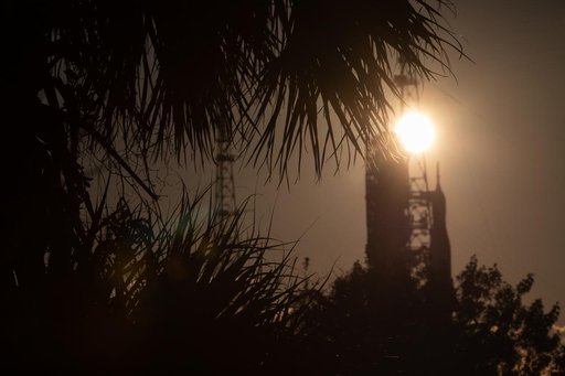 Artemis II at LC 39B