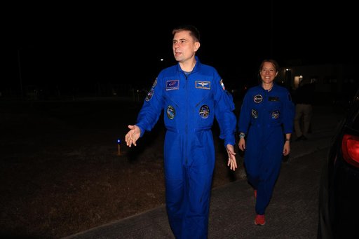 CCP Space X Crew-12 Arrival at KSC