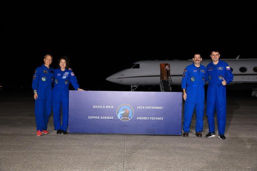 CCP Space X Crew-12 Arrival at KSC