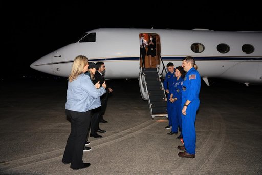 CCP Space X Crew-12 Arrival at KSC