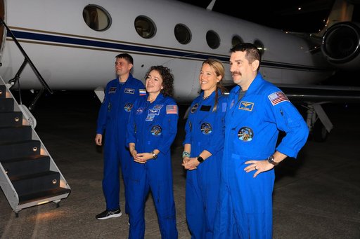 CCP Space X Crew-12 Arrival at KSC