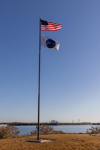 SpaceX Crew-12 Flag Raising