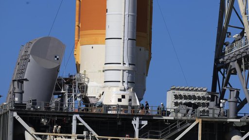 Artemis II on Launch Pad