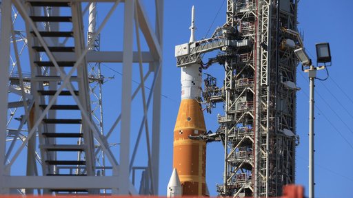 Artemis II on Launch Pad