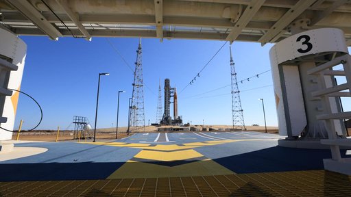 Artemis II on Launch Pad