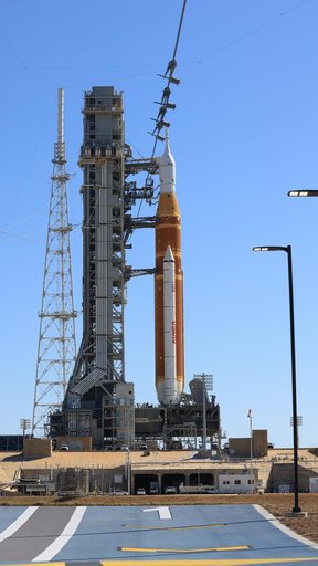 Artemis II on Launch Pad